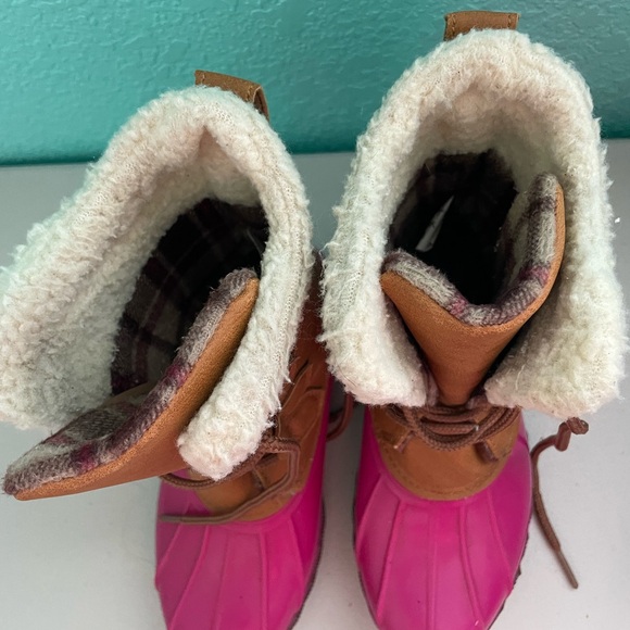 Jessica Carlyle Gavin Girl Duck Boots Pink Size 2 - Picture 2 of 8